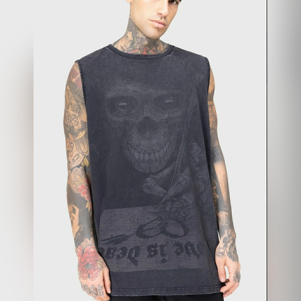 Killstar Black Skull Graphic Tank Top